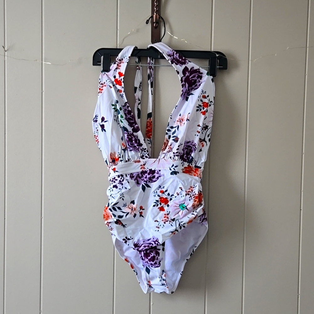 Bathing Suit one-piece halter top